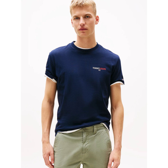 Tommy Hilfiger Ανδρική κοντομάνικη μπλούζα Back Logo Crew Neck T-Shirt